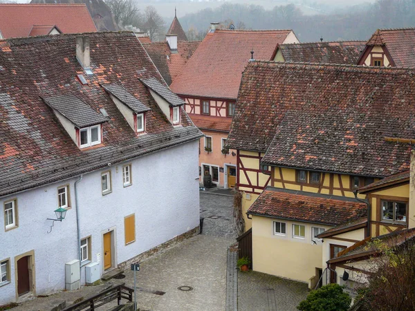 Stadtpanorama Von Rothenburg Der Tauber — Stockfoto