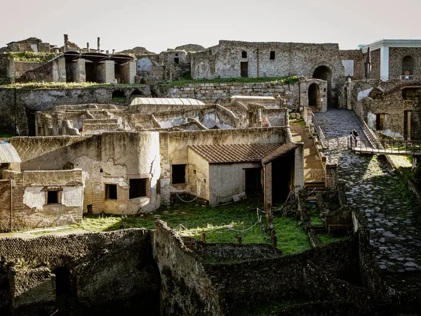 Antik Roma şehrinin kalıntıları Pompeii 