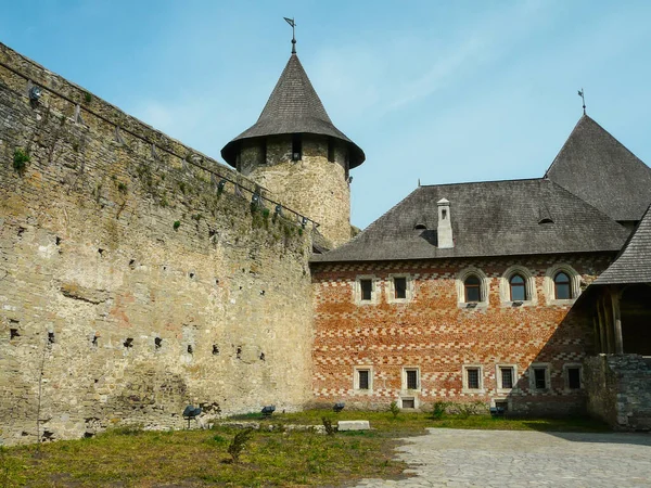 Antiga Fortificação Ucrânia Khotyn — Fotografia de Stock