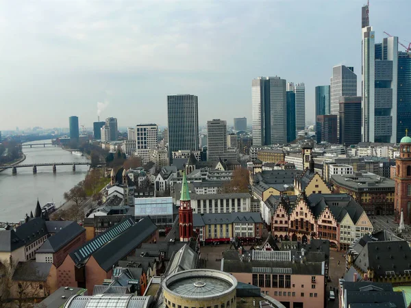 Moderna Kvarter Frankfurt Main — Stockfoto