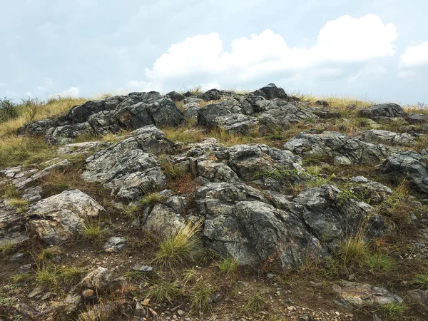 Doğal rezerv Divoka Sarka 'da Kozak Kayası 