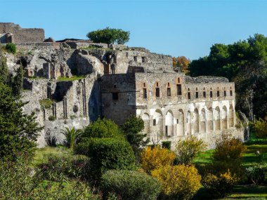Pompeii şehrinin kalıntıları. 