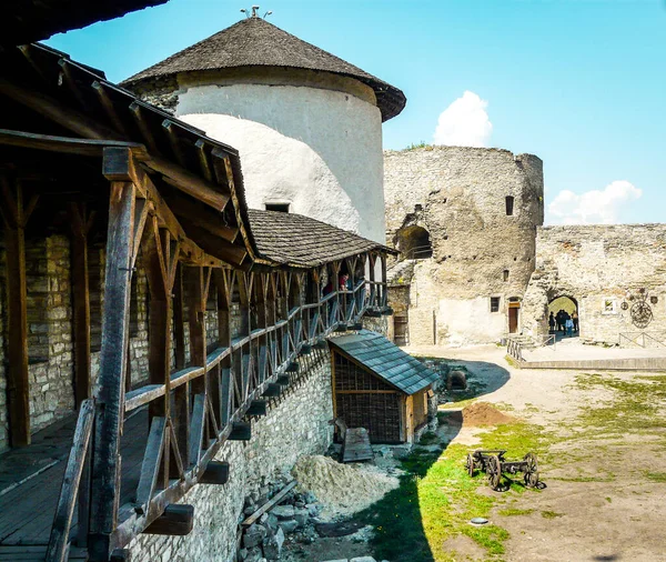 Innenhof Der Burg Kamjanez Podilskyj Der Ukraine — Stockfoto