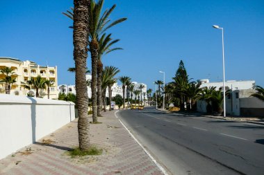 Tunus şehrinin sokaklarında 