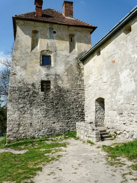 Mauern Der Ukrainischen Burg Svirzh — Stockfoto