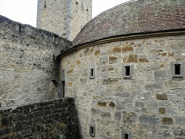 Τείχη Του Rothenburg Der Tauber — Φωτογραφία Αρχείου