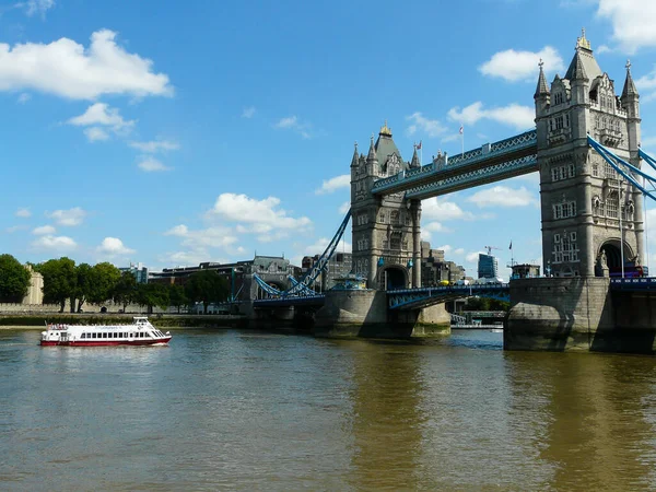 Γέφυρα Διάσημο Πύργο Του Λονδίνου — Φωτογραφία Αρχείου