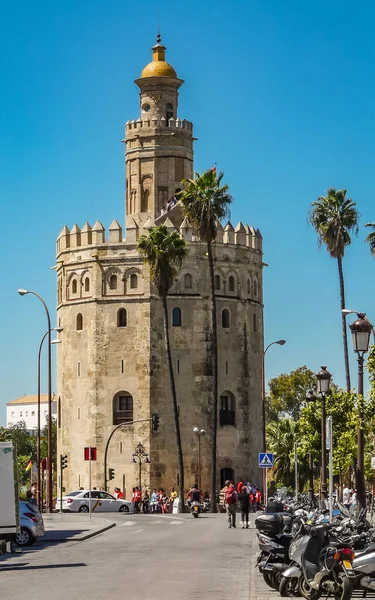 Museo Naval Torre Del Oro Sevilla — Foto de Stock