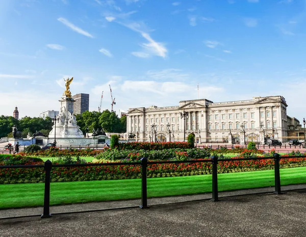 Buckinghamský Palác Victoria Památník Londýně — Stock fotografie