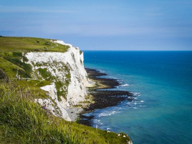 Dover White Cliffs 'in harika doğası 