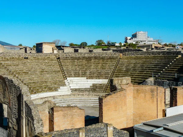 Gammal Romersk Amfiteater Pompeji — Stockfoto