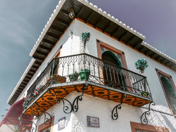 Arquitetura Típica Granada Espanhola — Fotografia de Stock