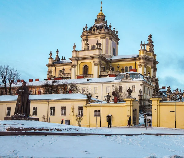 Catedral San Jorge Lviv — Foto de Stock