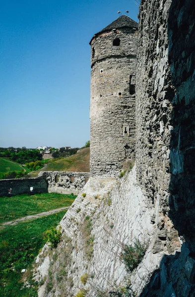 Der Turm Der Burg Kamjanez Podilskyj — Stockfoto