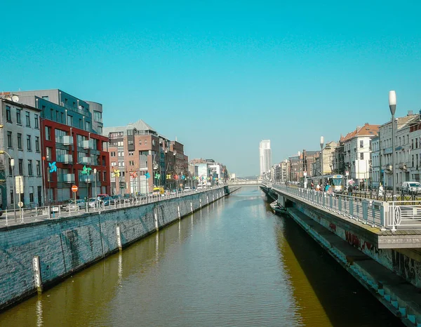 Urban Landscape Brussels Belgium — стокове фото