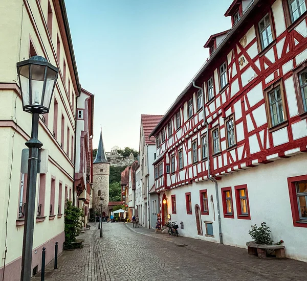 Beautiful Street Karlstadt Main — стоковое фото