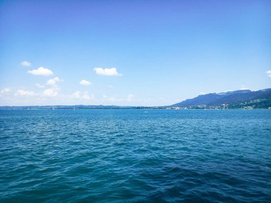 Bregenz, Avusturya 'daki Bodensee. 