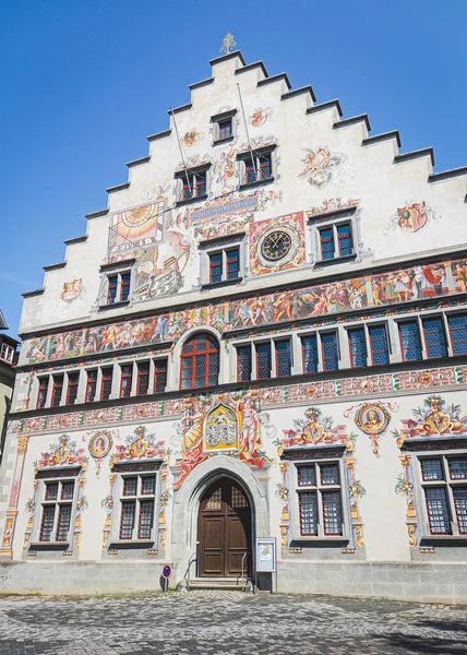 Historische Stadhuis Lindau — Stockfoto