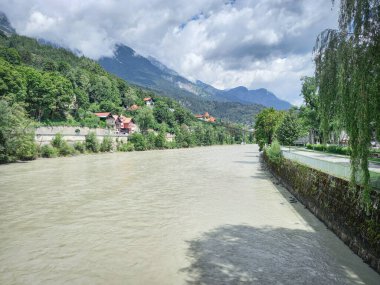 A beautiful green landscape of Innsbruck 