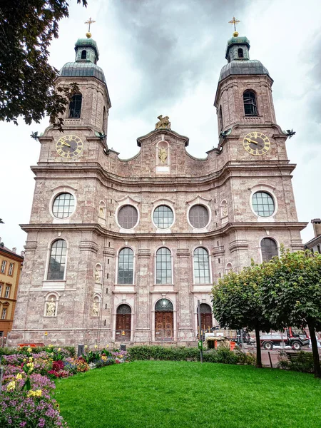 Saint James Cathedral Innsbruck Tirol Austria — Stockfoto