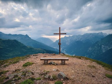 A beautiful panorama from the Kaltenberg mountain 
