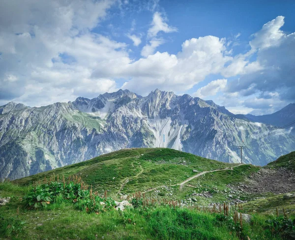 Wonderful Beauty Alps Mountains — Stockfoto