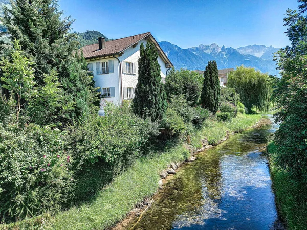Beautiful Landscape Vaduz Liechtenstein — Foto de Stock