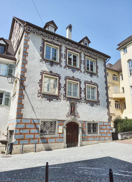 Beautiful Old House Feldkirch — Stock Photo, Image