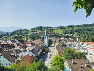 A beautiful panorama of Feldkirch 