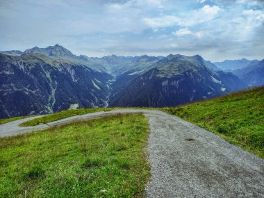 Avusturya 'da güzel bir alp yolu 
