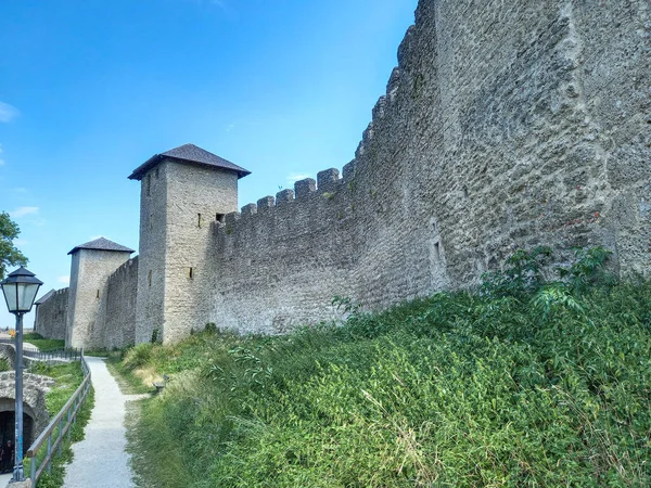 Alte Mittelalterliche Steinmauern Salzburg — Stockfoto