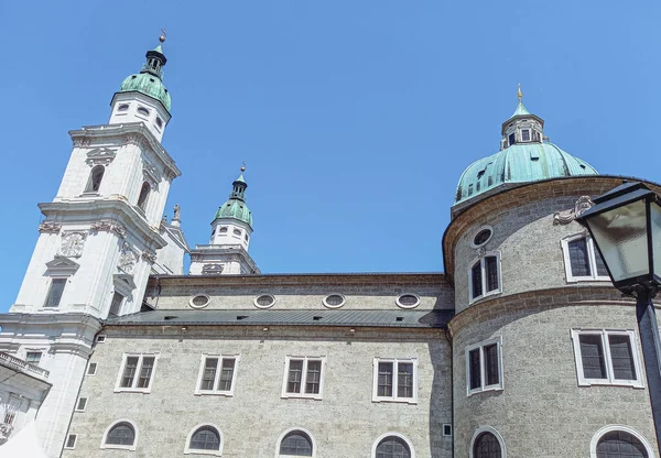 Fachada Catedral Salzburgo — Fotografia de Stock
