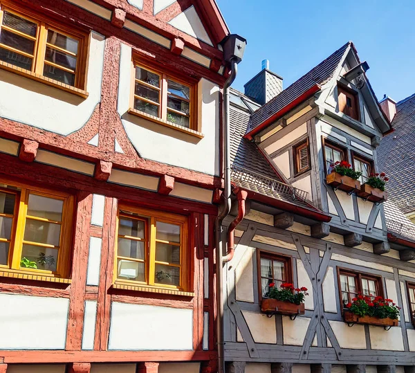 Hermosas Casas Antiguas Ulm Alemania — Foto de Stock