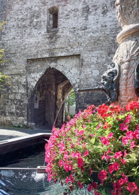 Ulm, Almanya 'da güzel bir çeşme 