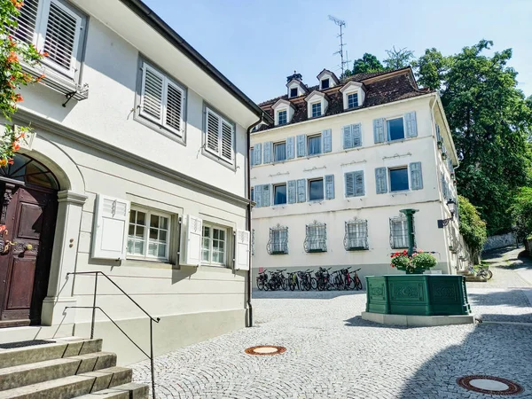 Wandelen Straat Bregenz — Stockfoto