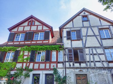 Bregenz 'in güzel bir mimarisi. 