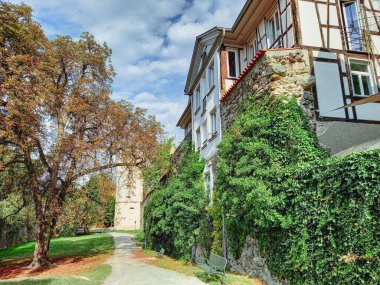 Ravensburg 'da sonbaharın güzelliği 