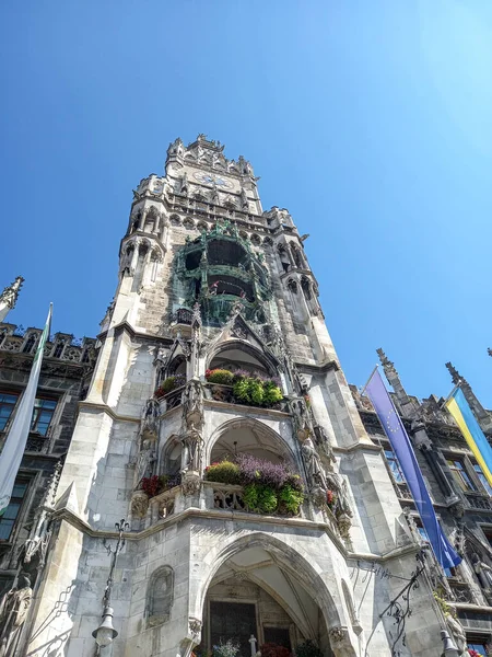 Torre Del Ayuntamiento Munich — Foto de Stock