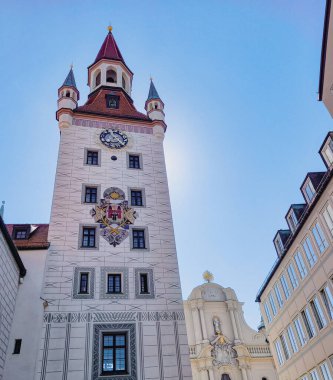 Münih'in eski Belediye Binası 