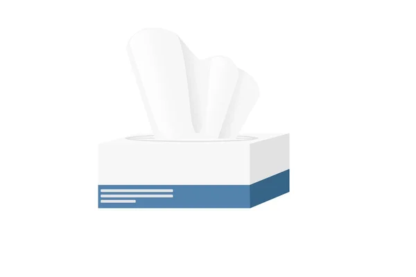 Vector Illustration Icon Dry Wipes Box Napkins Box — Image vectorielle
