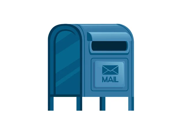 Valentine Kawaii Cute Mailbox Fill Line — Stockový vektor