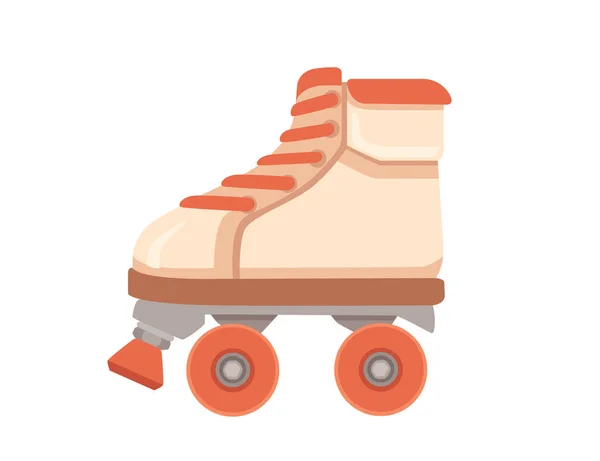 Modern Design Roller Skates Simple Cartoon Design Vector Illustration Sport — Stock Vector