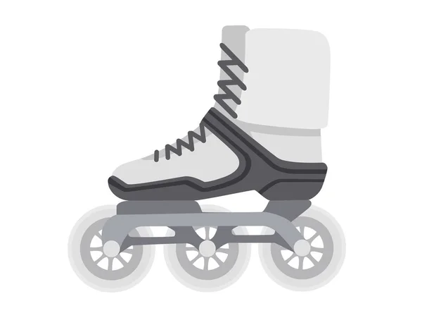 Modern Design Roller Skates Simple Cartoon Design Vector Illustration Sport — Stock Vector