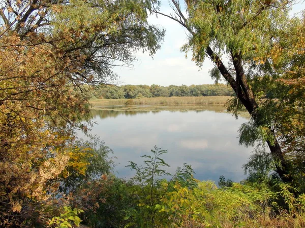 Amazing Unsurpassed Beauty Dnieper Floodplains Southern Part Island Khortytsia Rainbow — Fotografie, imagine de stoc