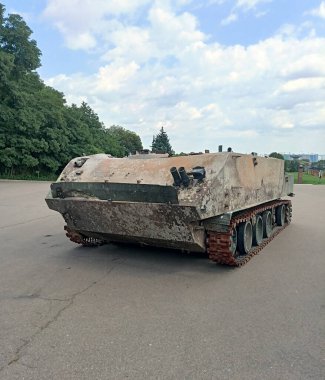 One of the numerous units of military equipment of the Russian occupiers destroyed by the Armed Forces of Ukraine during the defense of their lands.