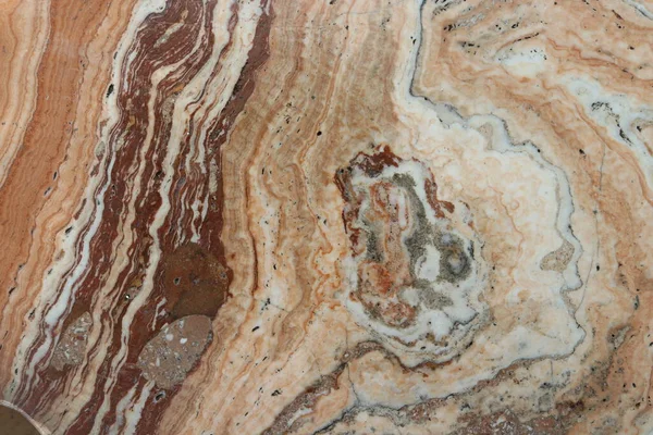 Kahverengi Kaya Dokusu Arkaplanı Çizgileri Koyu Kahverengi Açık Kahverengi Kaya — Stok fotoğraf