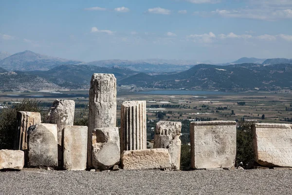 Golhisar, Burdur, Türkiye - 15 Eylül 2019: Kibyra, Pisidia bölgesi