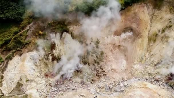 Dym fumarole z wulkanu Kamczatka — Wideo stockowe