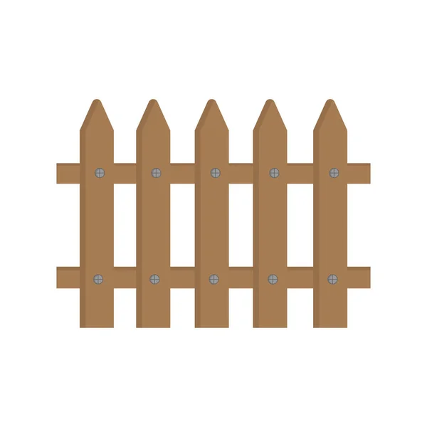 木制栅栏 Fence Vector Illustration Isolated White Background — 图库矢量图片