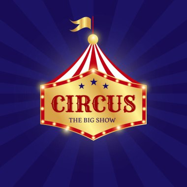 Carnival banner. Circus. Fun fair